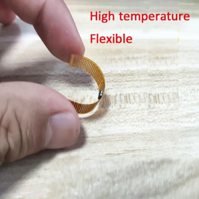 Etiqueta RFID resistente ao calor passiva flexível de longo alcance de alta temperatura